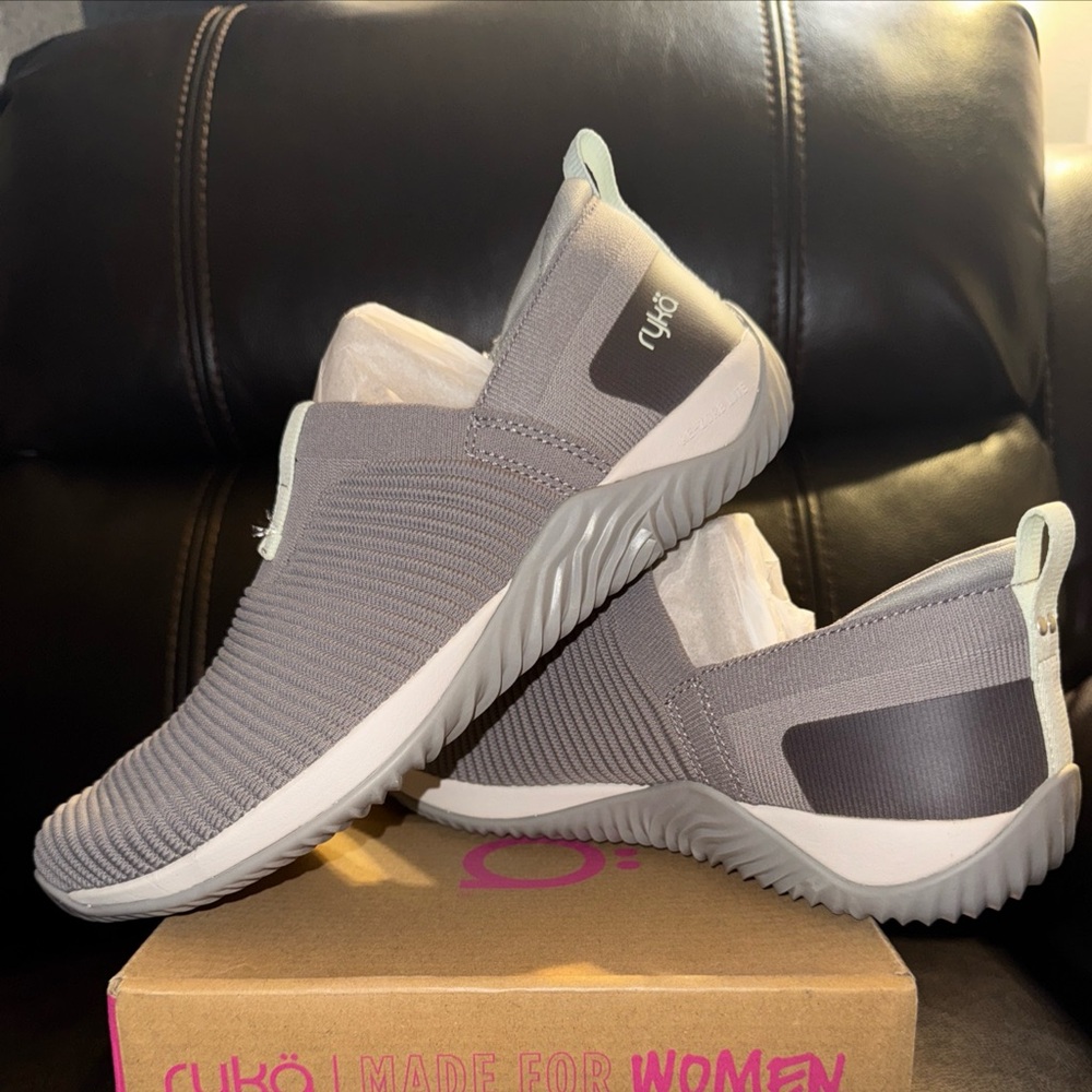 Ryka Women's Gray Slip-On Shoes